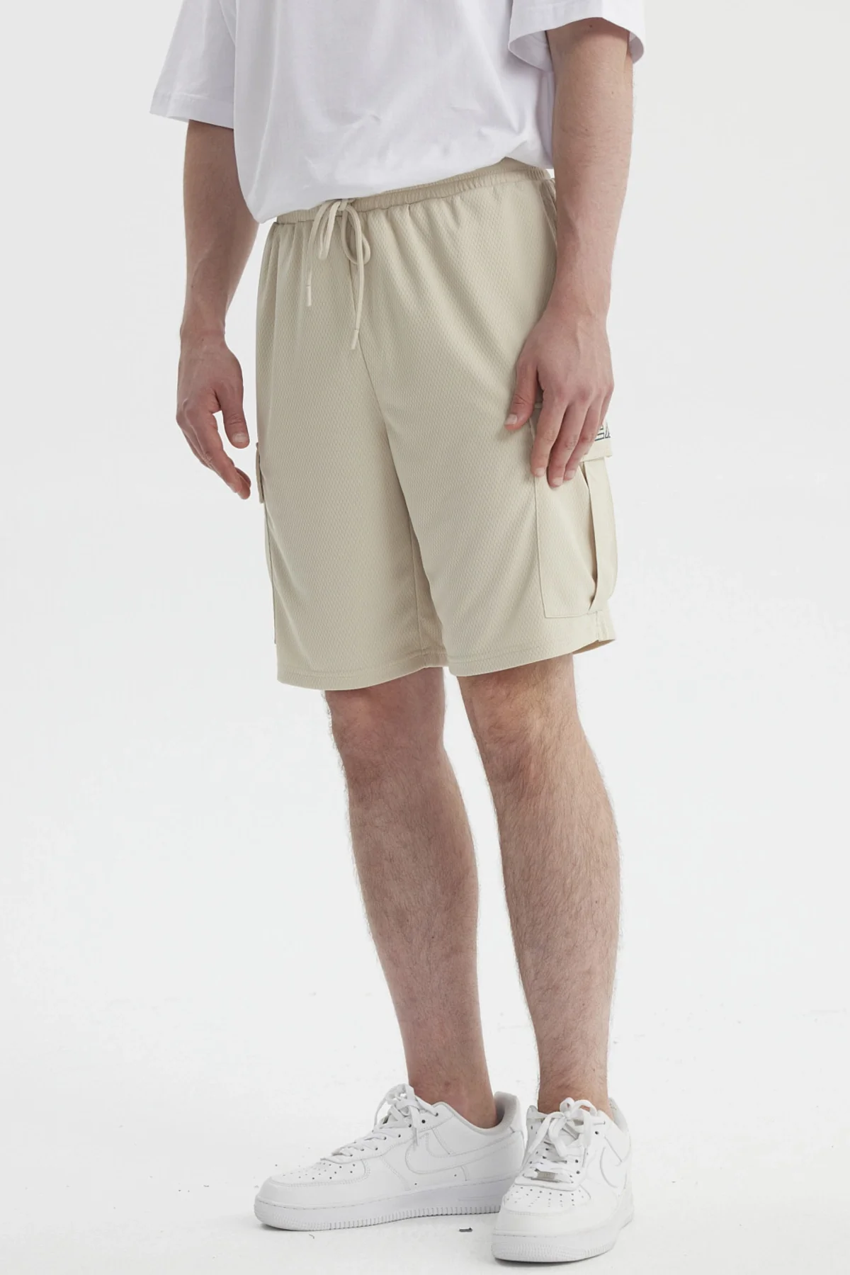 Bermuda Hombre Calce Recto Beige - Image 2
