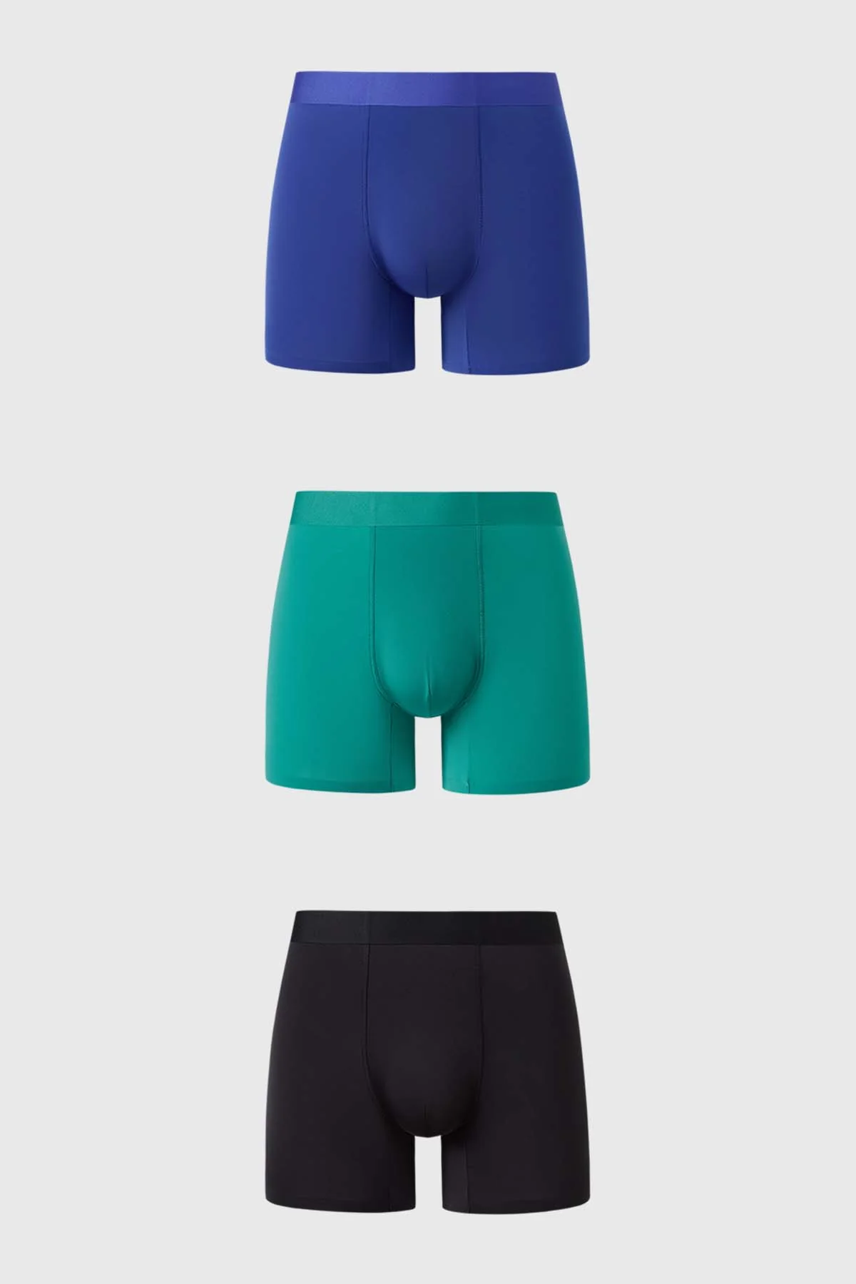 Boxer Hombre Tripack Azul