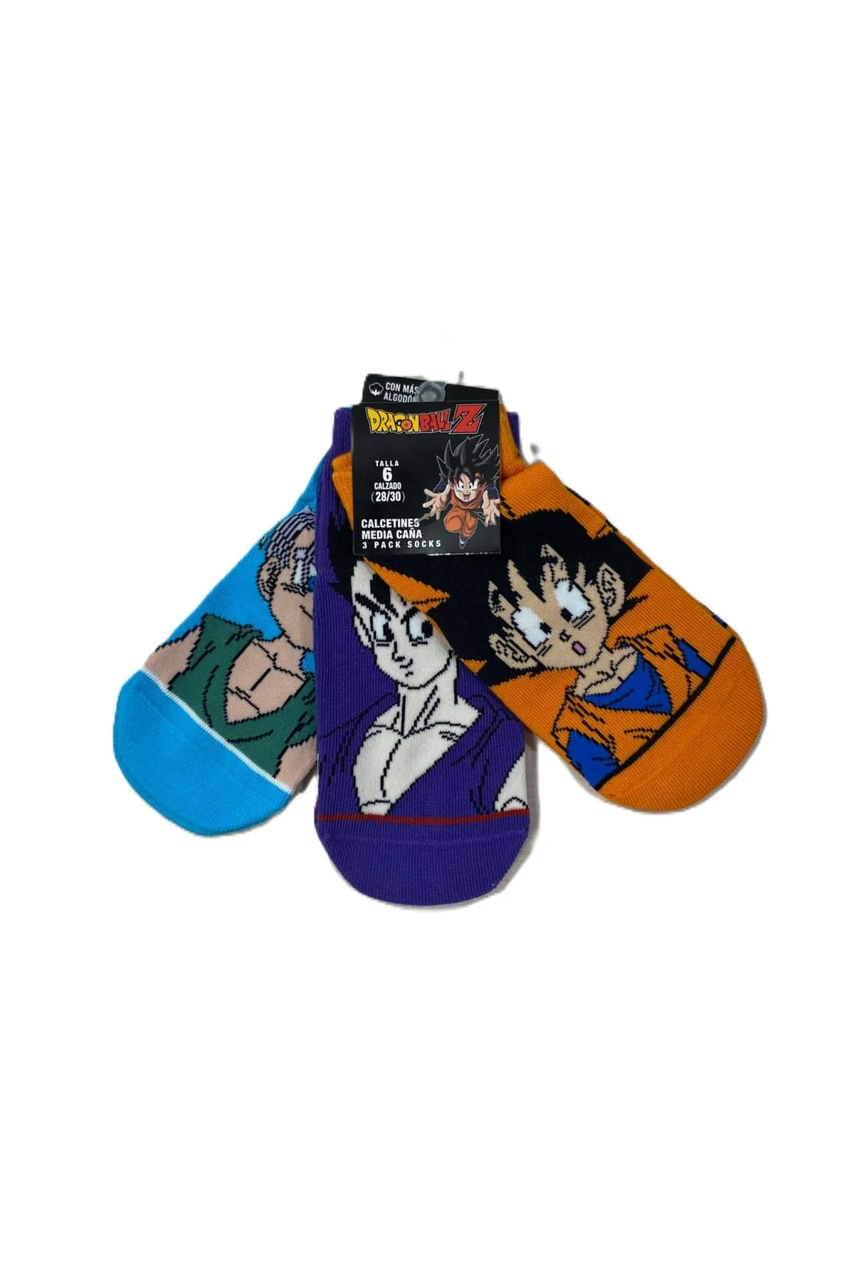 Calceta Deportiva Niño Tripack Naranjo