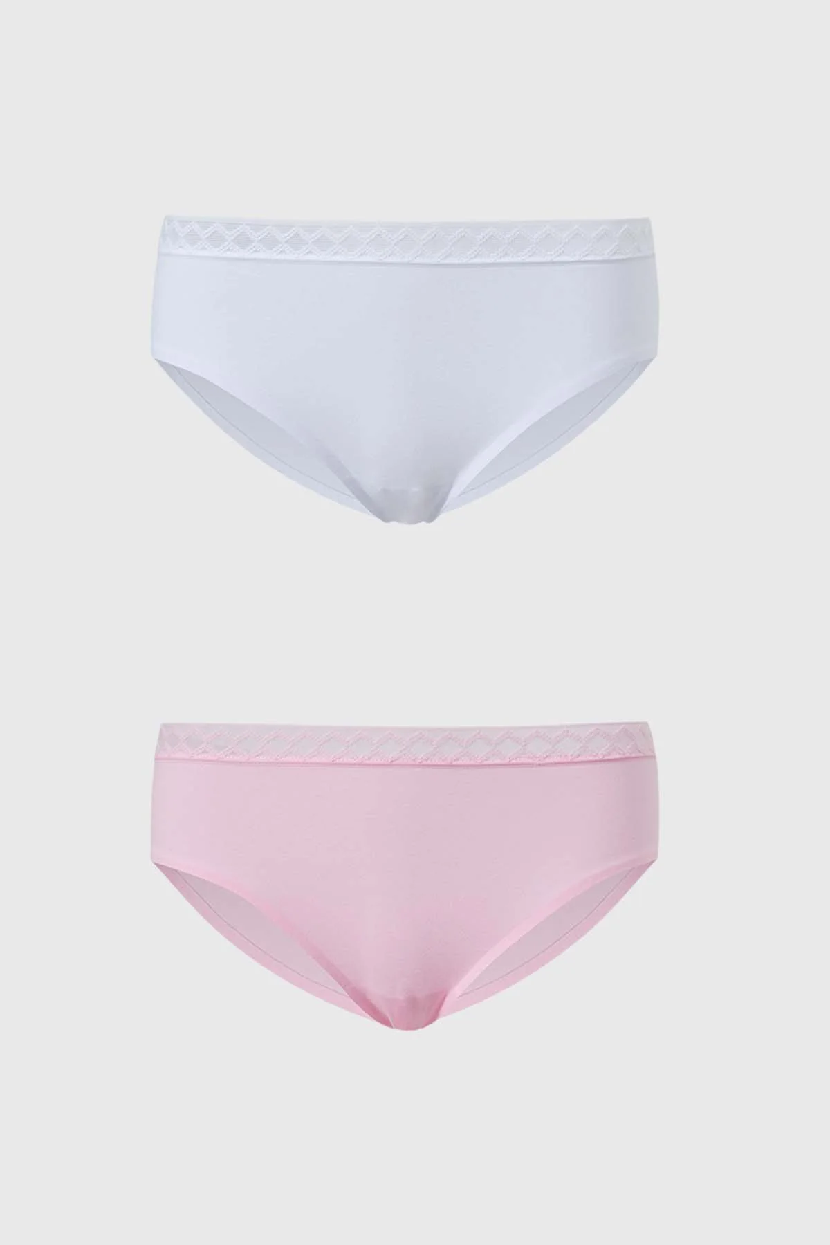 Calzón Mujer Bikini Invisible Blanco