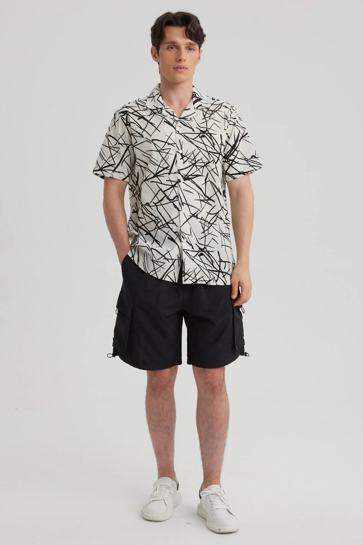 Camisa Hombre Rapport Blanco - Image 4