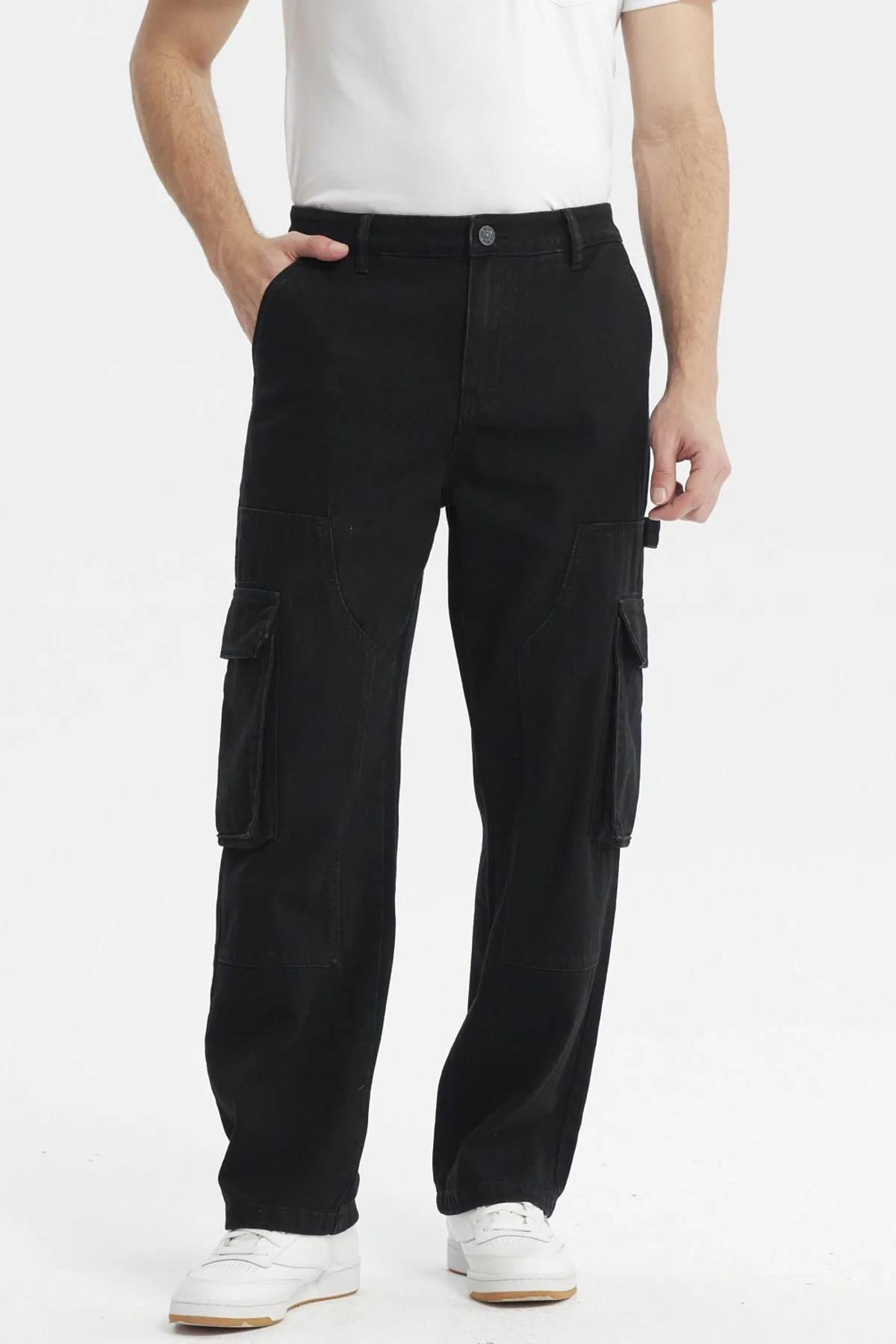 Jeans Hombre Straight Negro