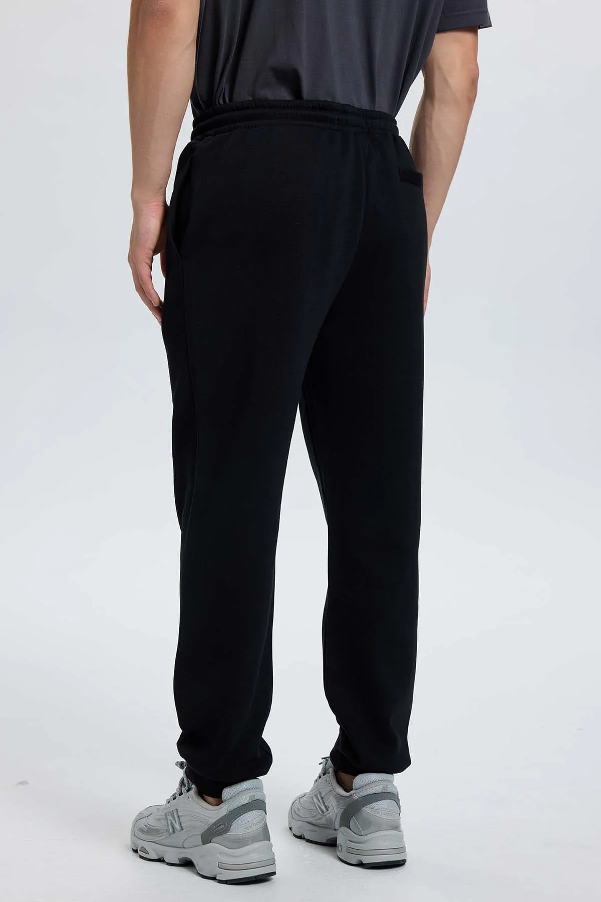 Pantalón Buzo Hombre Jogger Negro - Image 3