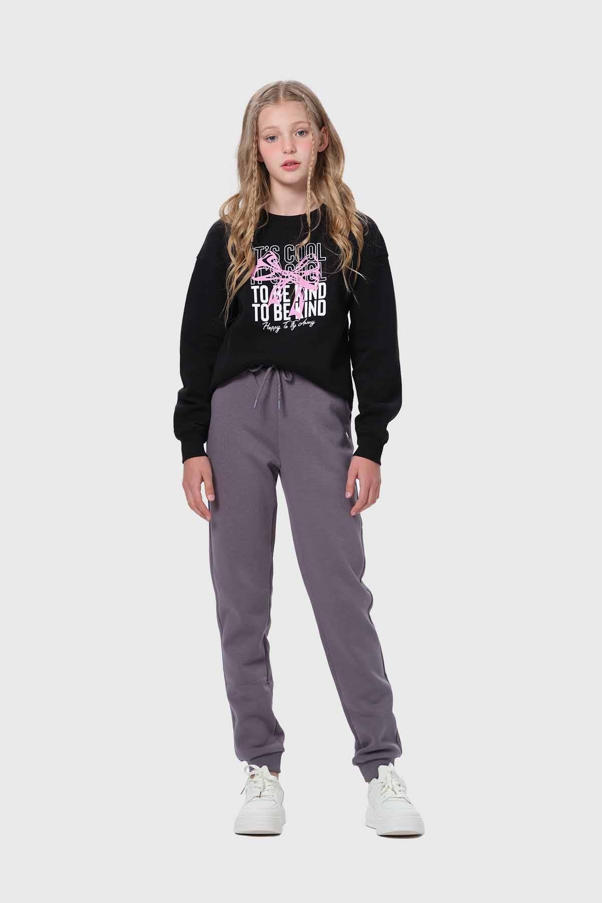 Pantalón Buzo Niña Jogger Marengo - Image 4