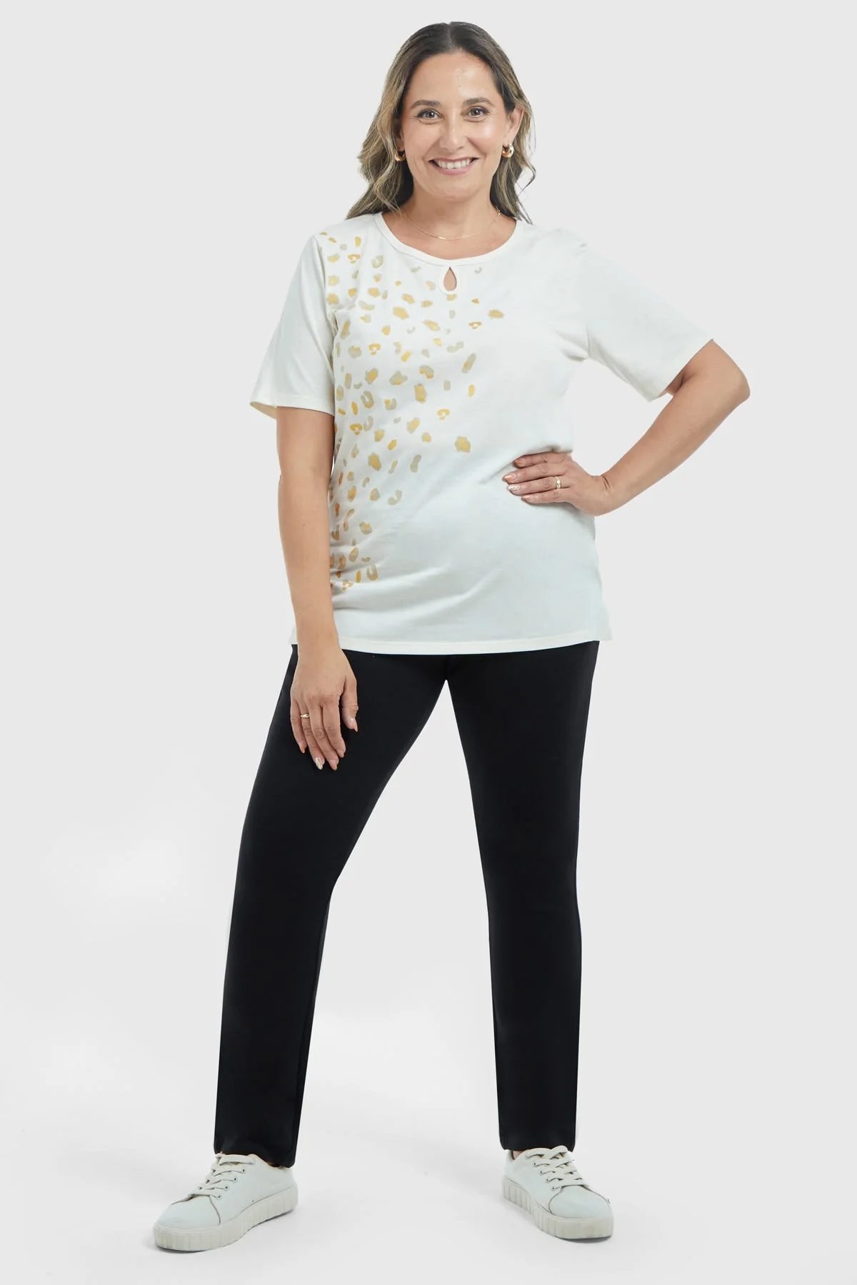 Pantalón Mujer Gabardina Negro - Image 4