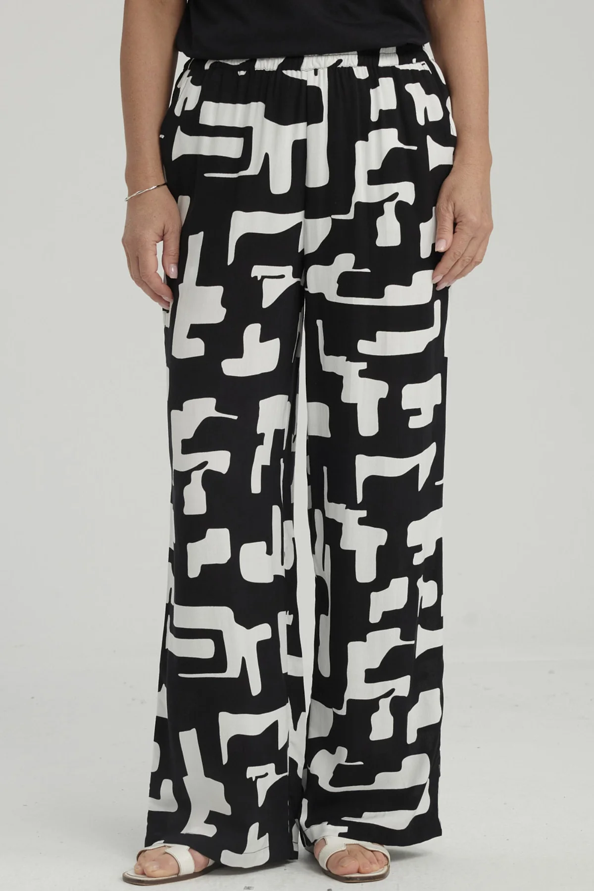 Pantalón Mujer Rapport Negro