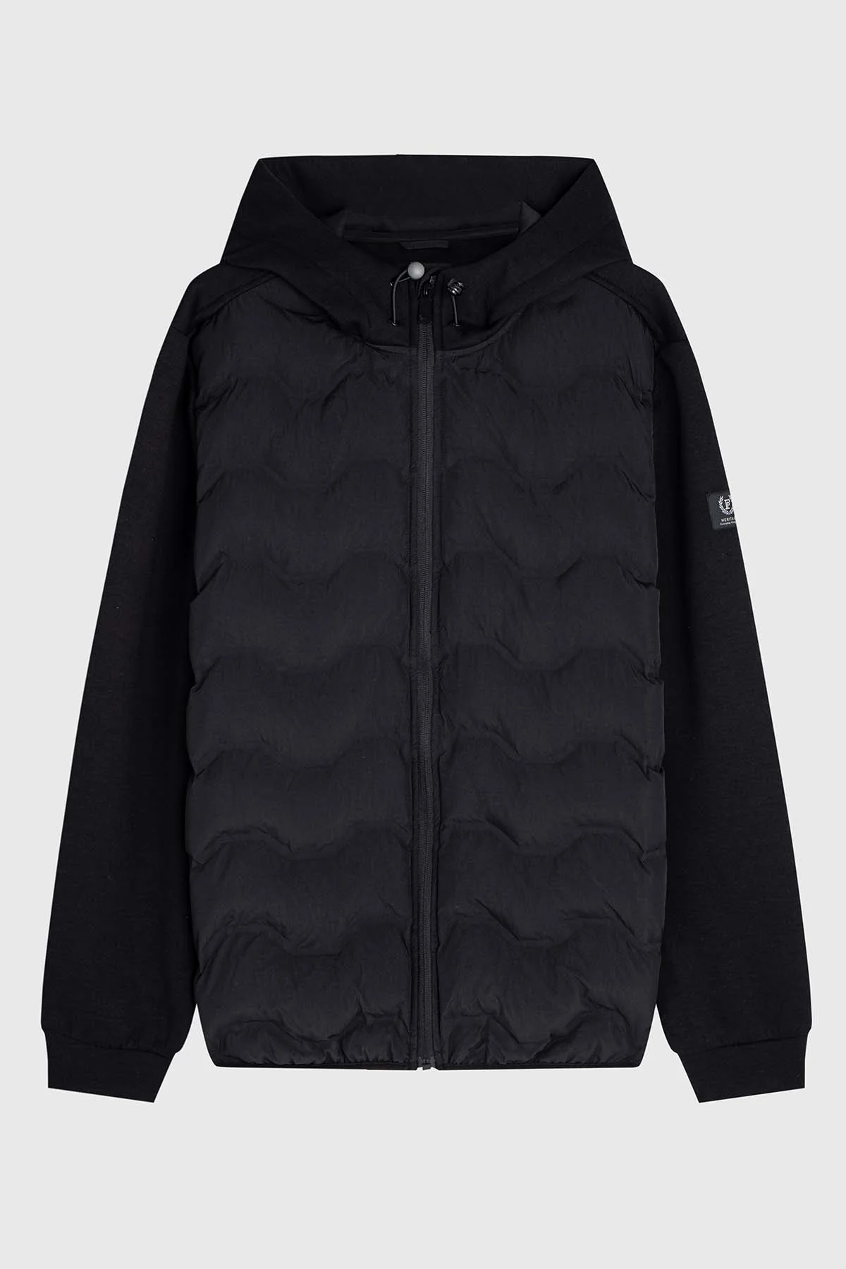 Parka Hombre Relieve Negro