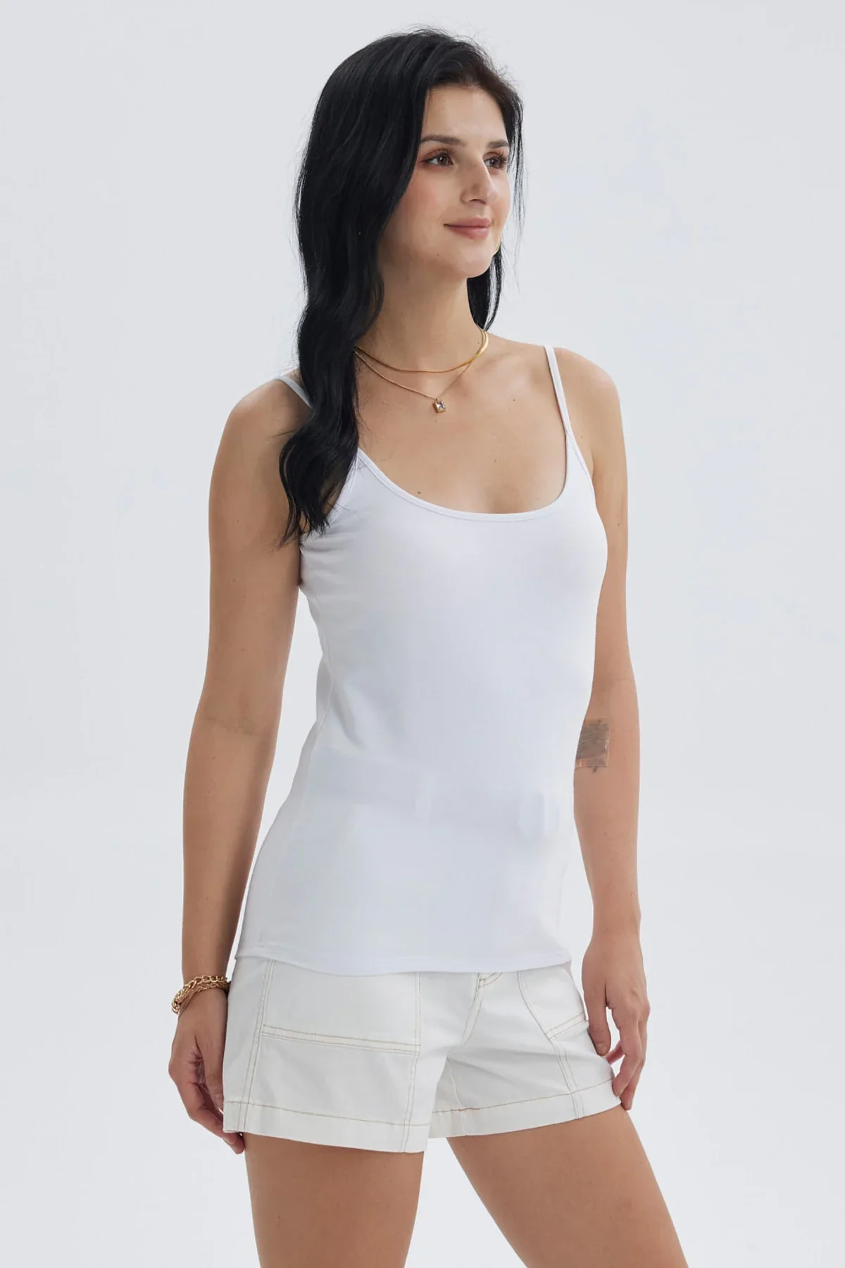 Peto Mujer Pabilo Algodón Blanco - Image 2
