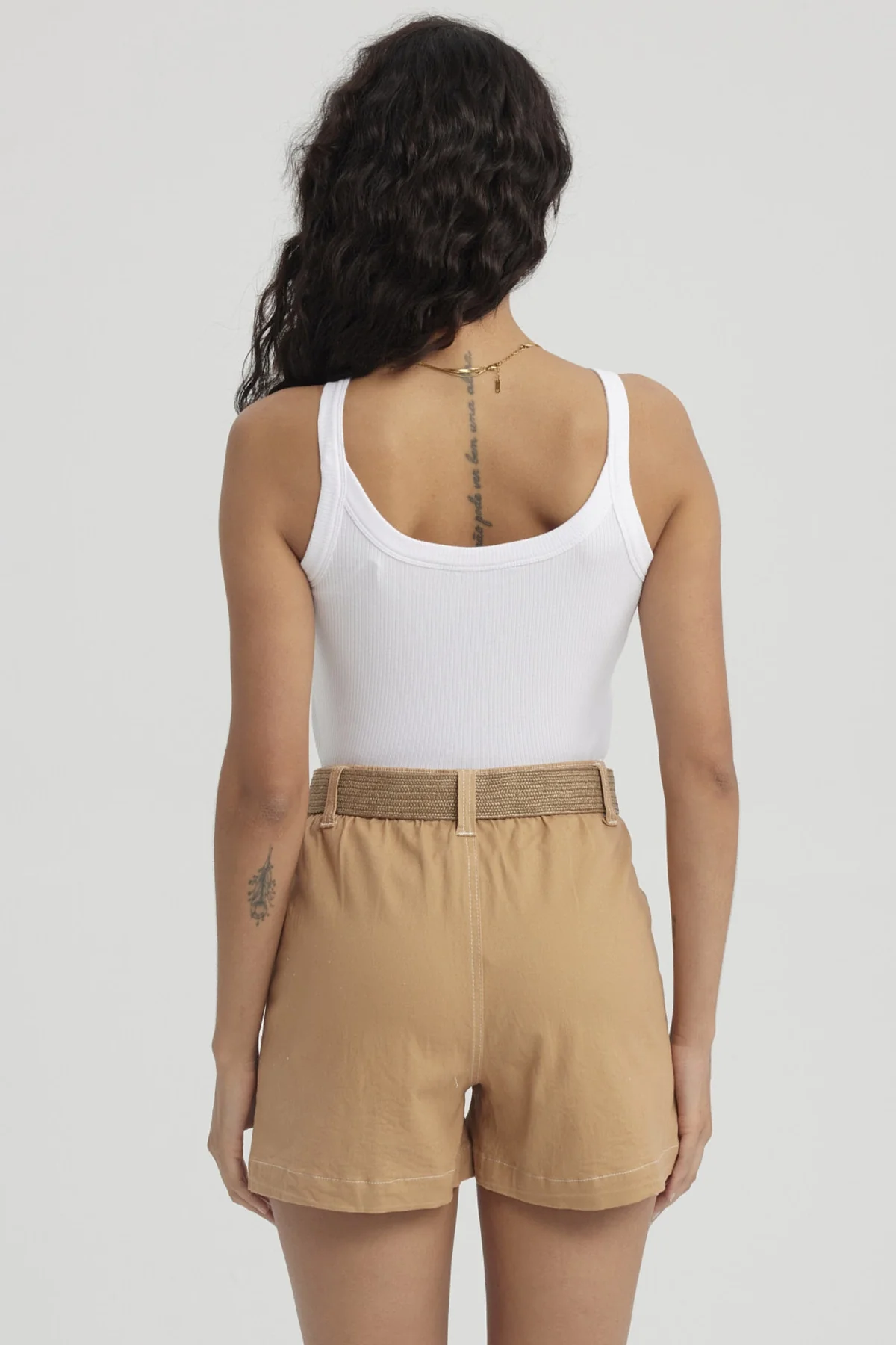 Peto Mujer Rib Pabilo Ancho Blanco - Image 2