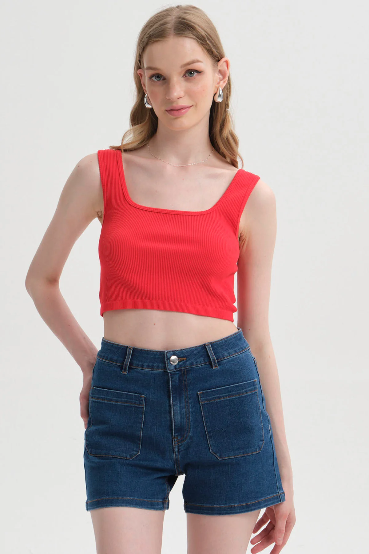 Peto Mujer Seamless Rojo