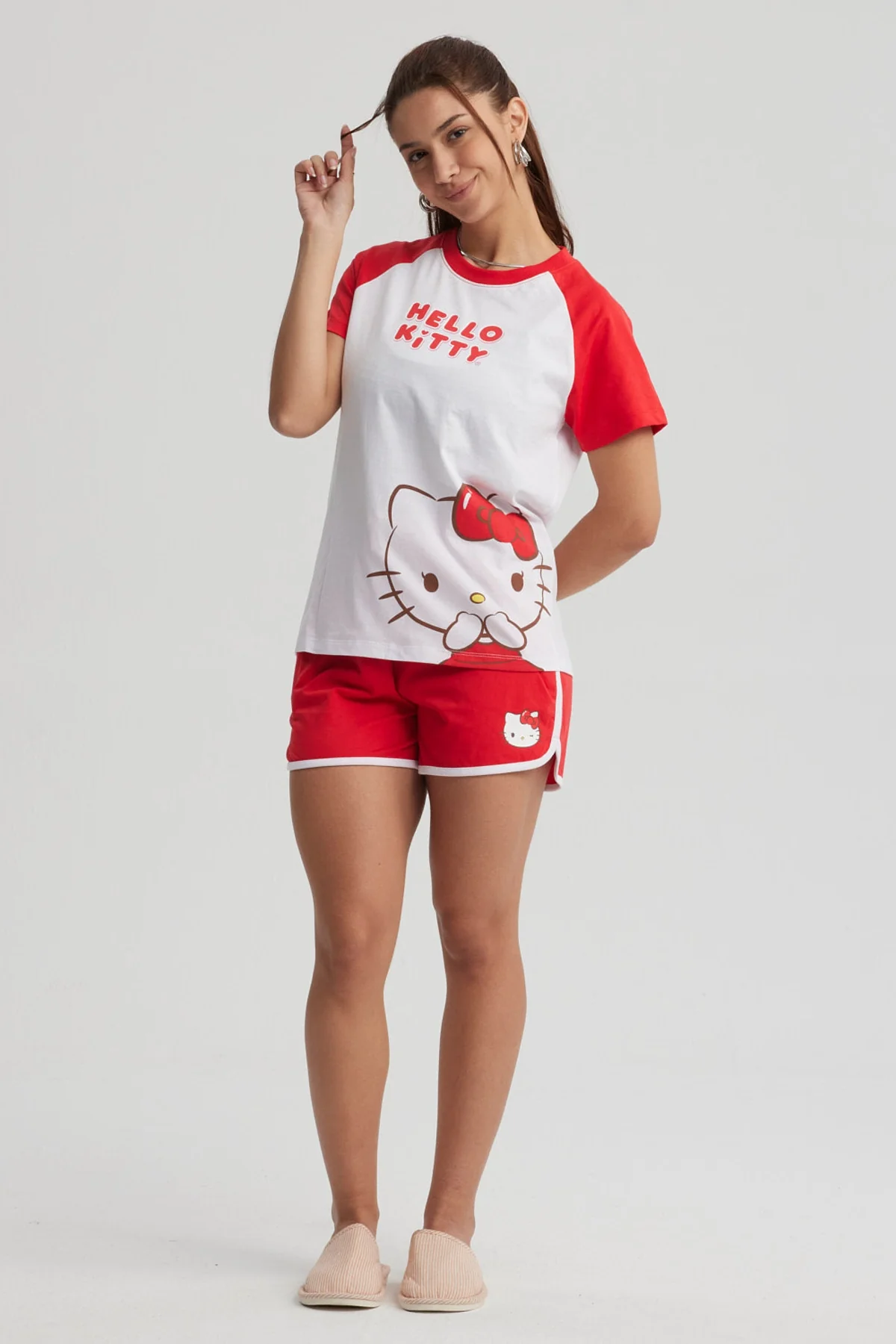 Pijama Mujer Hello Kitty Blanco - Image 2