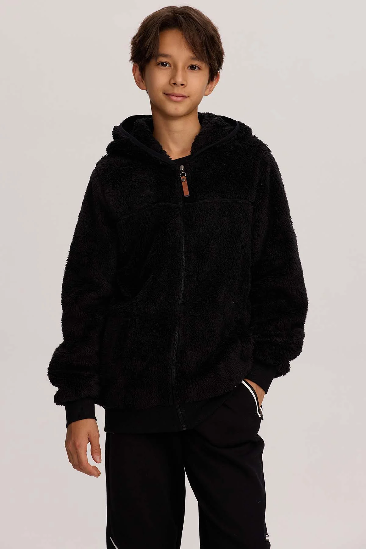 Polar Niño Peludo Negro