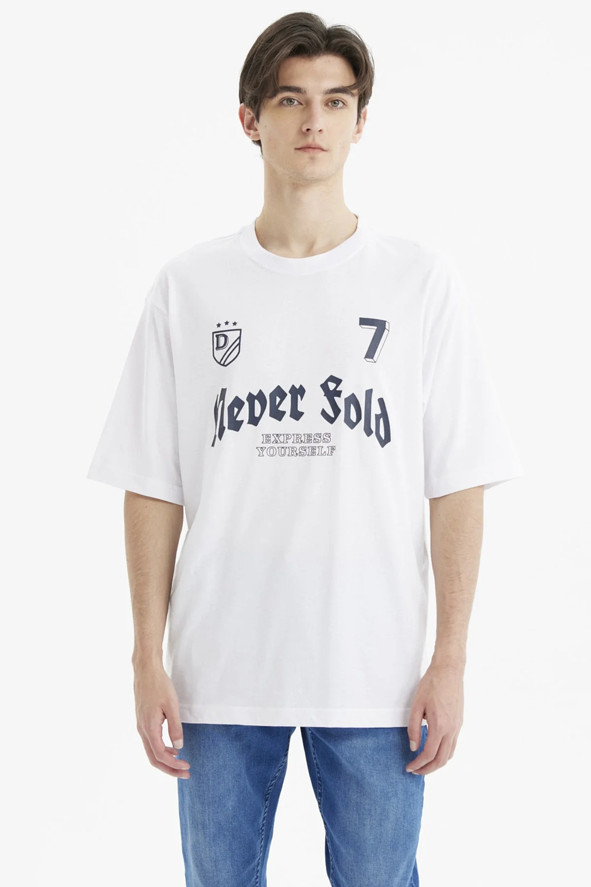 Polera Hombre Slim Blanco