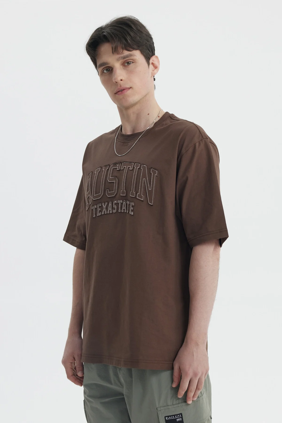 Polera Hombre Slim Chocolate - Image 2