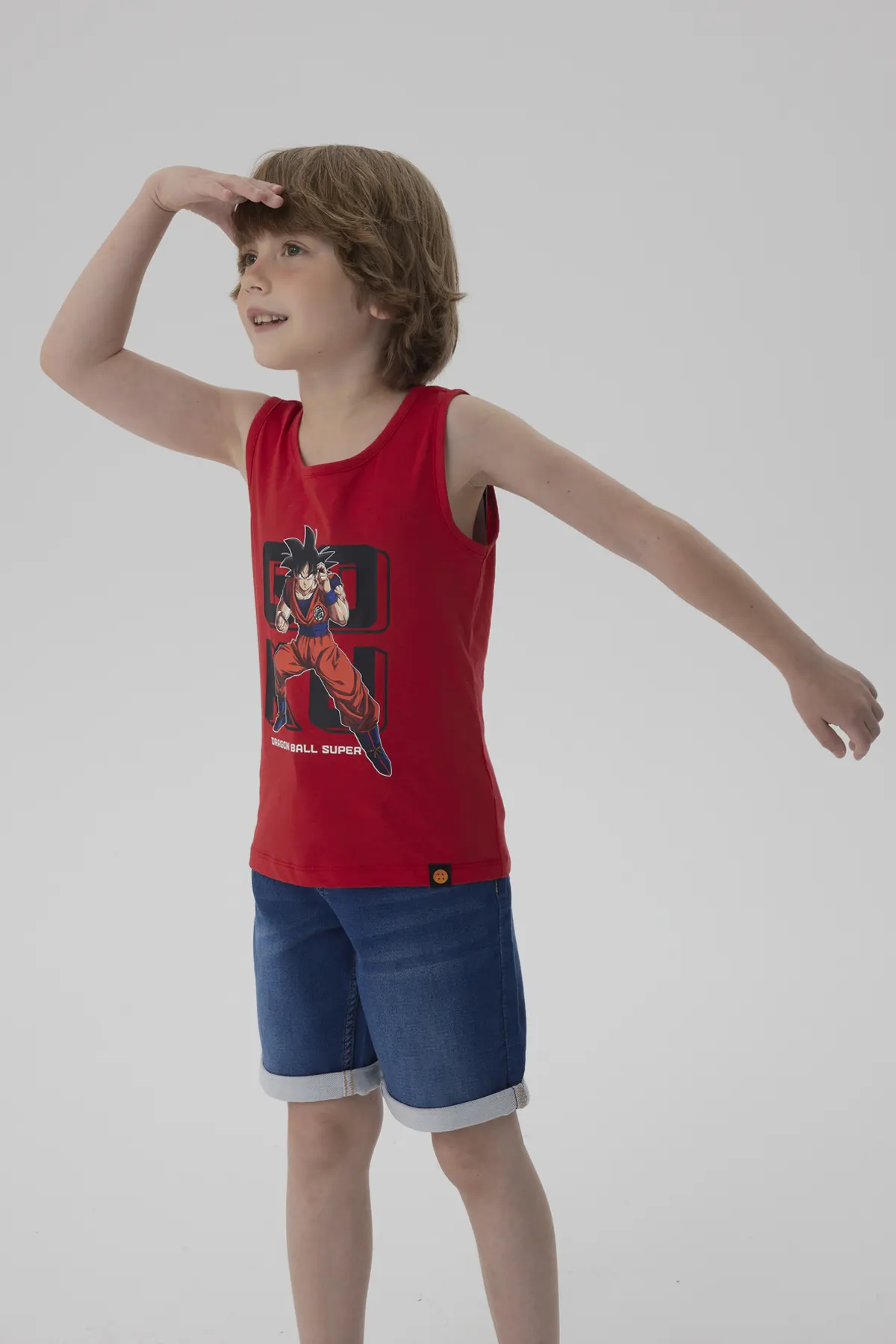 Polera Niño Dragon Ball Rojo - Image 2