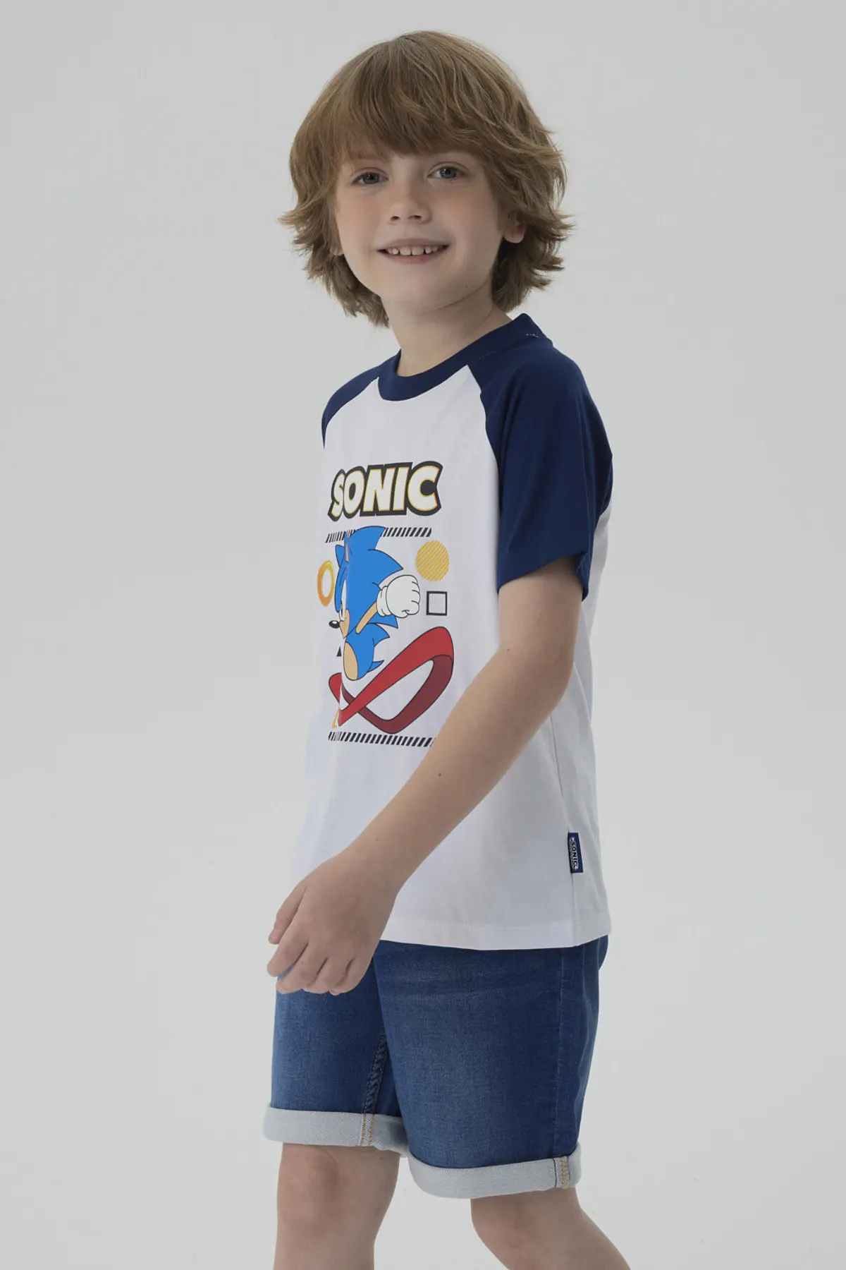 Polera Niño Sonic Blanco - Image 2