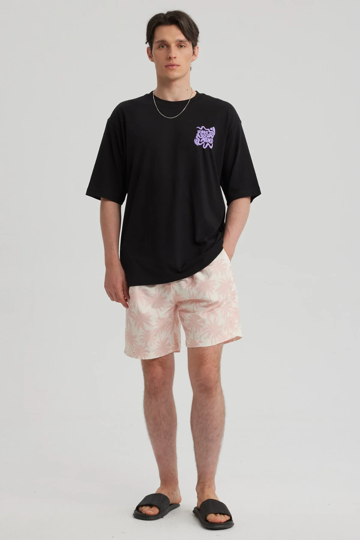 Short de Baño Hombre Rapport Rosa - Image 4