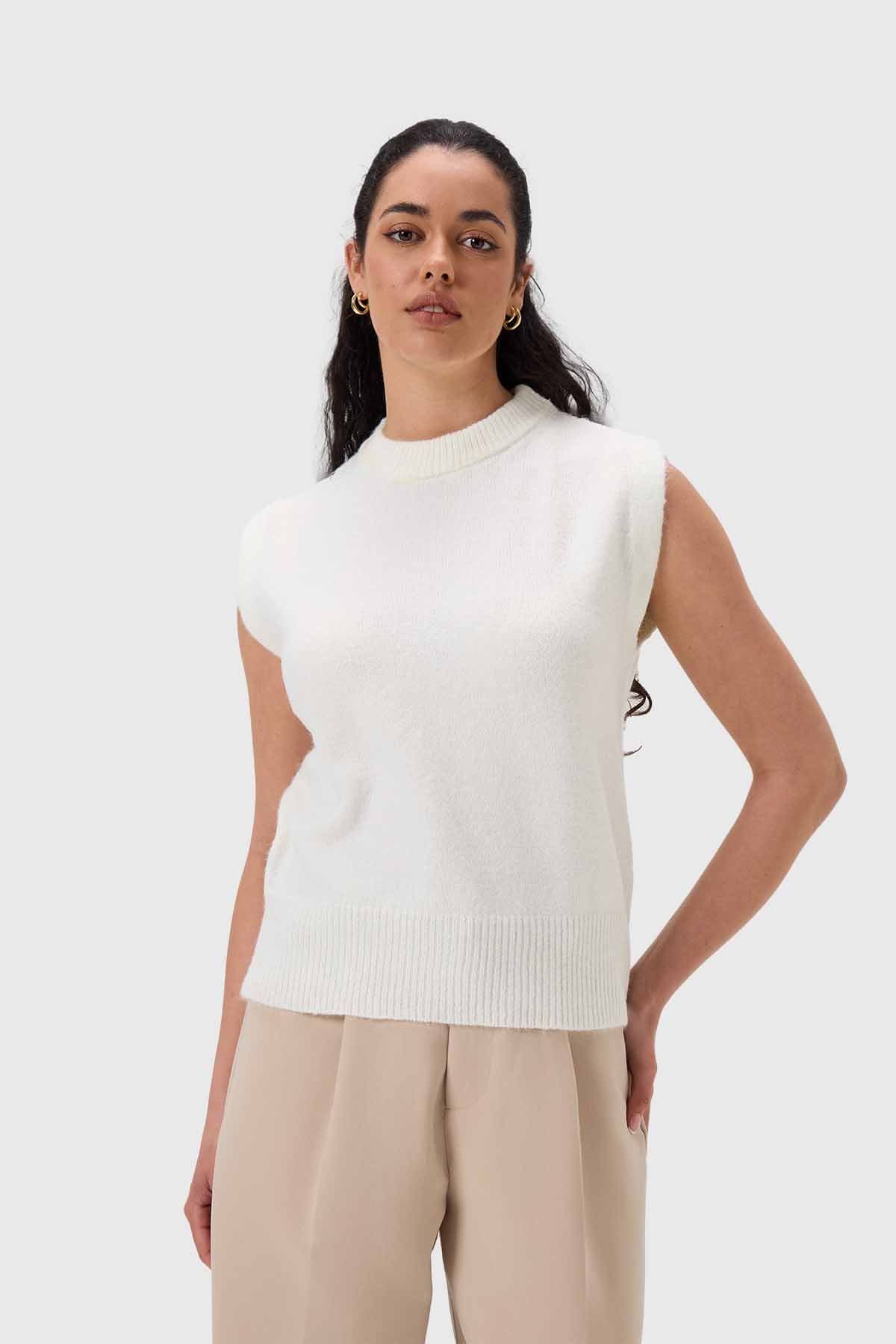 Sweater Mujer Crudo